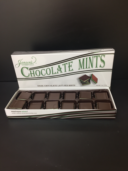 Dark Chocolate Layered Mints